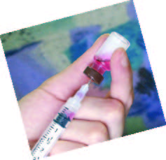 Step One vaccine mixing instruction image