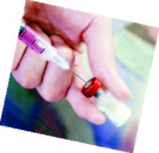 Step Two vaccine mixing instruction image